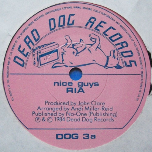 RIA - Nice Guys / Walking In The Cold - Used Vinyl Record 7" image 1