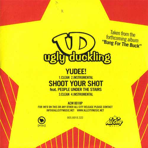 Ugly Duckling - Yudee! / Shoot Your Shot - Used CD image 1