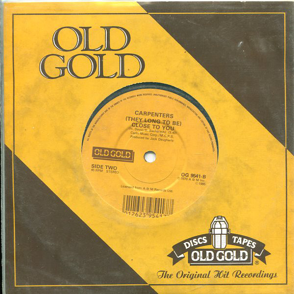 Carpenters - Yesterday Once More / (They Long To Be) Close To You - U image 1