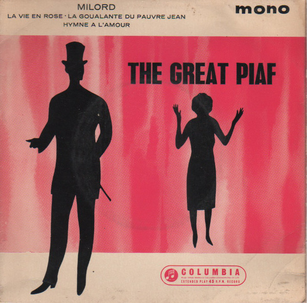 Edith Piaf - Great Piaf - Used Vinyl Record 7" image 1