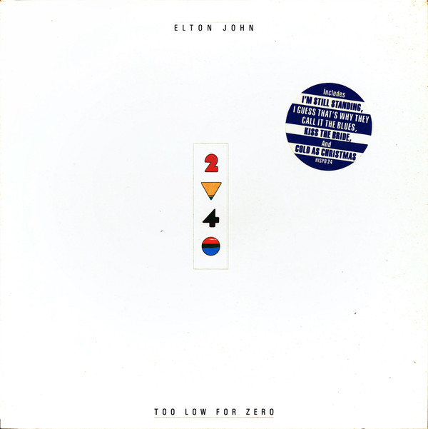 Elton John - Too Low For Zero - Used Vinyl Record image 1