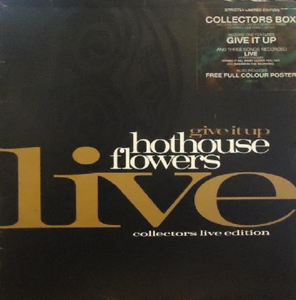 Hothouse Flowers - Give It Up (Live) - Used Vinyl Record 12" image 1