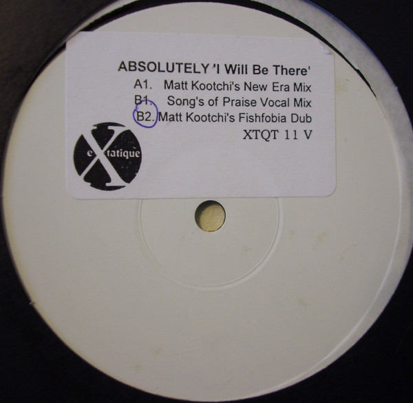 Absolutely - I Will Be There - Used Vinyl Record 12" image 1