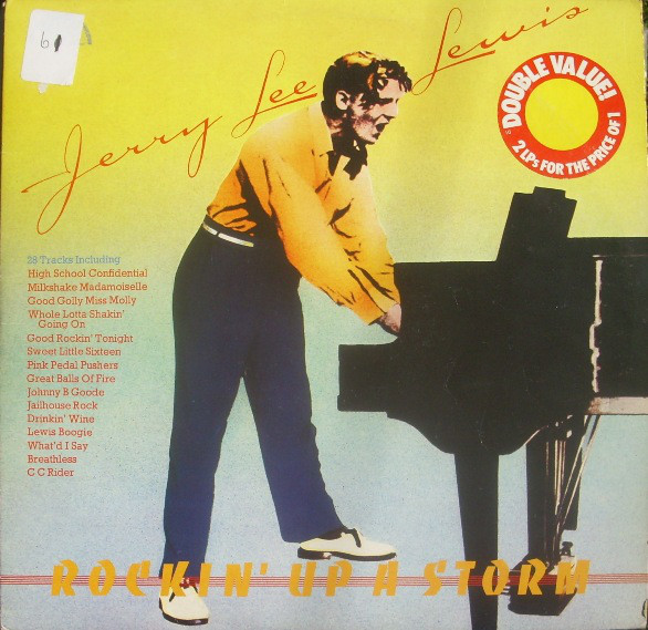 Jerry Lee Lewis - Rockin' Up A Storm - Used Vinyl Record Compilation image 1