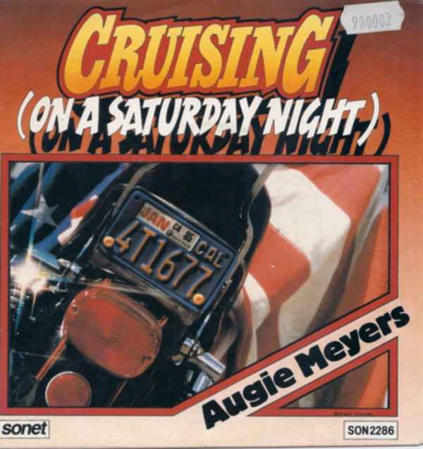 Augie Meyers - Cruising (On A Saturday Night) - Used Vinyl Record 7" image 1