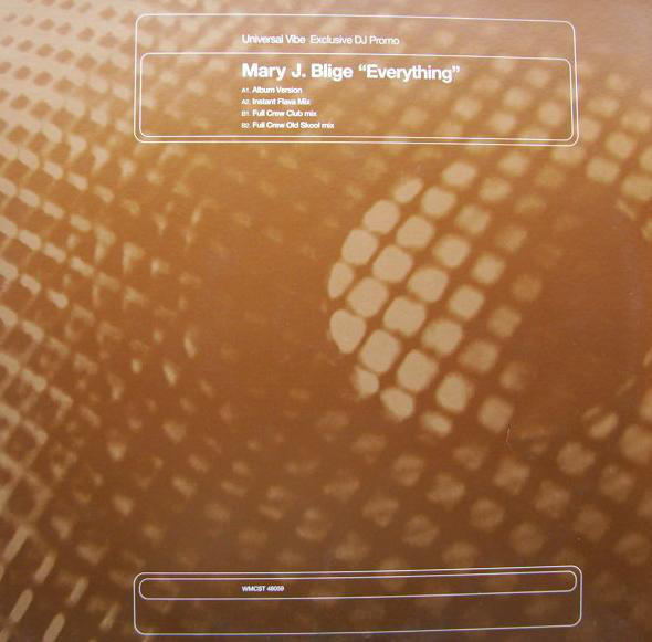 Mary J. Blige - Everything - Used Vinyl Record 12" image 1