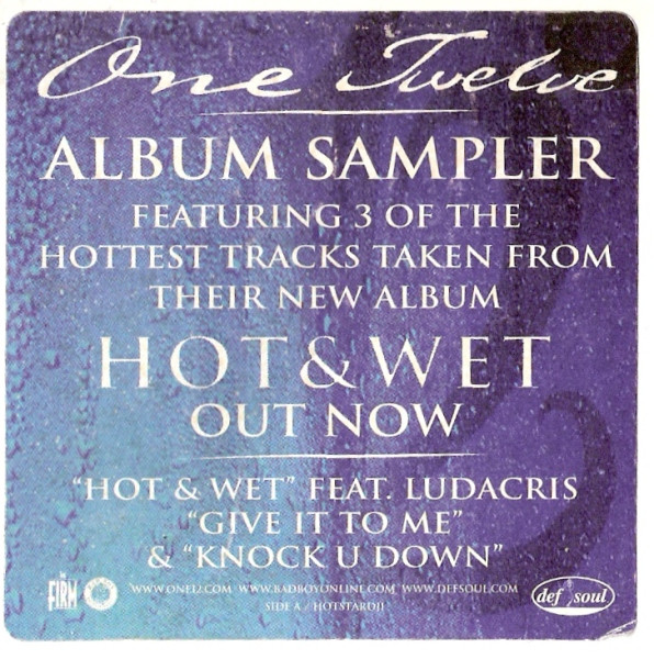 112 - Hot & Wet / Soulstar (Album Sampler) - Used Vinyl Record 1