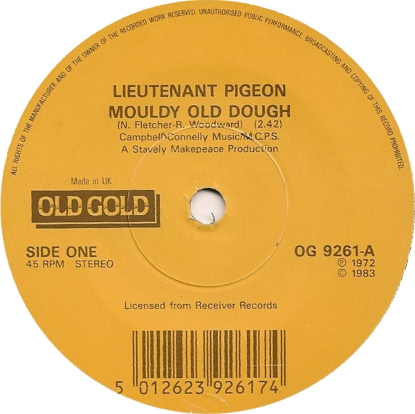 Lieutenant Pigeon - Mouldy Old Dough / Desperate Dan - Used Vinyl Rec image 1