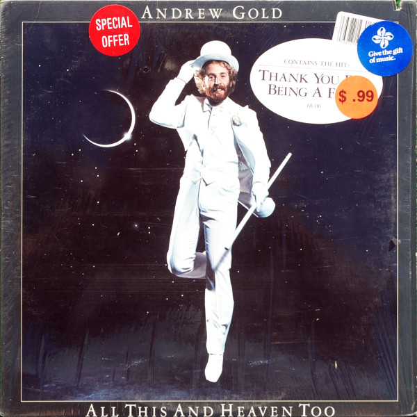 Andrew Gold - All This And Heaven Too - Used Vinyl Record image 1