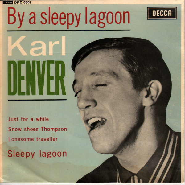 Karl Denver - By A Sleepy Lagoon - Used Vinyl Record 7" image 1