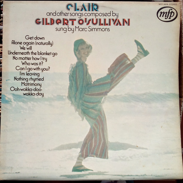 Marc Simmons - Clair And Other Songs Composed By Gilbert O'Sullivan - image 1