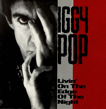 Iggy Pop - Livin' On The Edge Of The Night - Used Vinyl Record 12" image 1