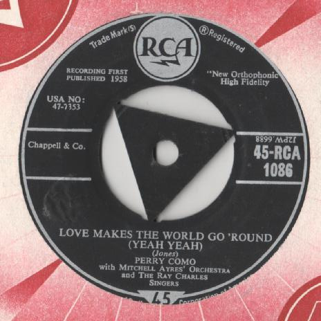 Perry Como - Love Makes The World Go 'Round (Yeah Yeah) / Mandolins I image 1