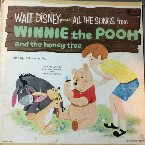 Walt Disney Presents All The Songs From Winnie The Pooh And The Honey Tree