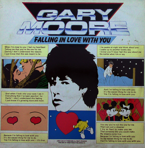 Gary Moore - Falling In Love With You - Used Vinyl Record 12" image 1