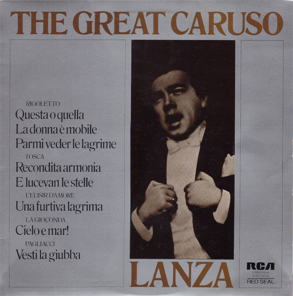 Mario Lanza - Great Caruso - Used Vinyl Record image 1