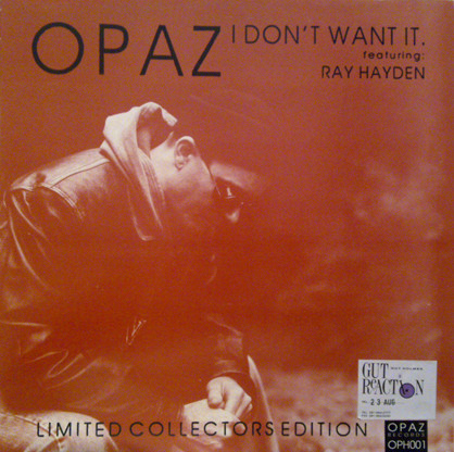 Opaz - I Don't Want It - Used Vinyl Record 12" image 1