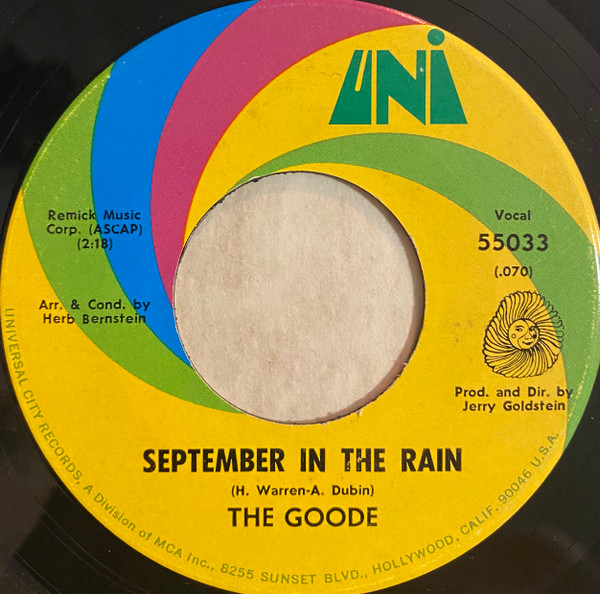 September In The Rain