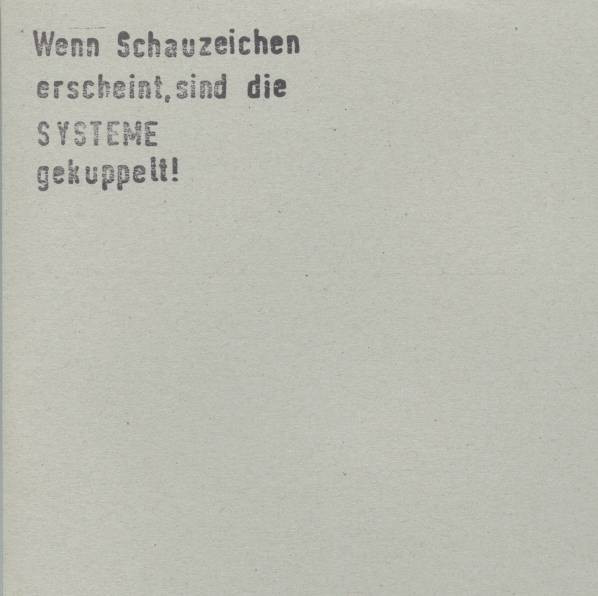 [multer] - Schauzeichen - Used Vinyl Record 10" image 1