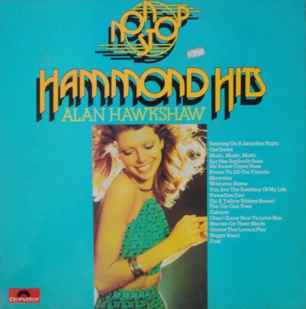 Alan Hawkshaw - Non Stop Hammond Hits - Used Vinyl Record image 1