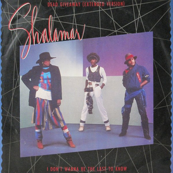 Shalamar - Dead Giveaway - Used Vinyl Record 12" image 1