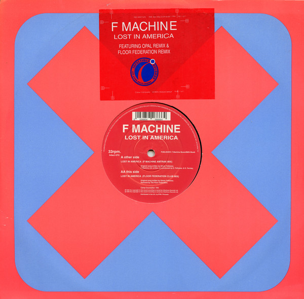 F Machine - Lost In America - Used Vinyl Record 12" image 1