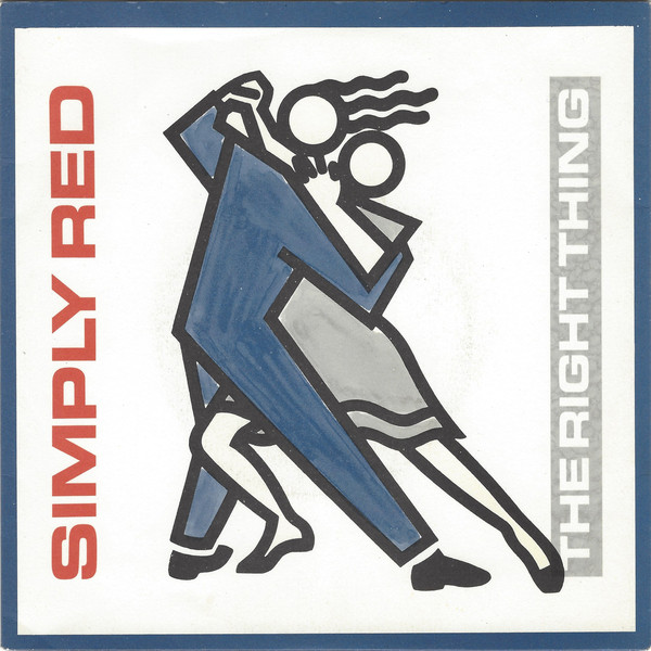 Simply Red - Right Thing - Used Vinyl Record 7" image 1