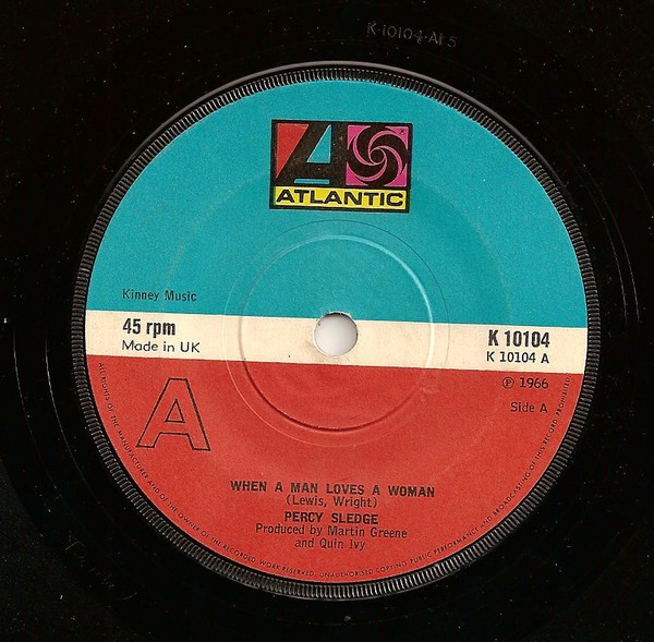 Percy Sledge - When A Man Loves A Woman - Used Vinyl Record 7" image 1