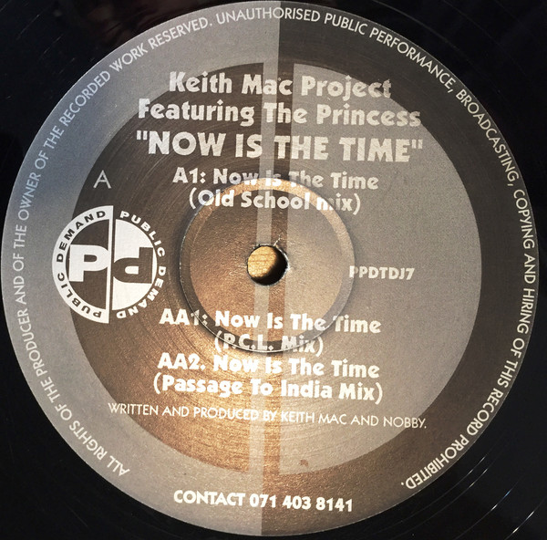 Keith Mac - Now Is The Time - Used Vinyl Record 12" image 1