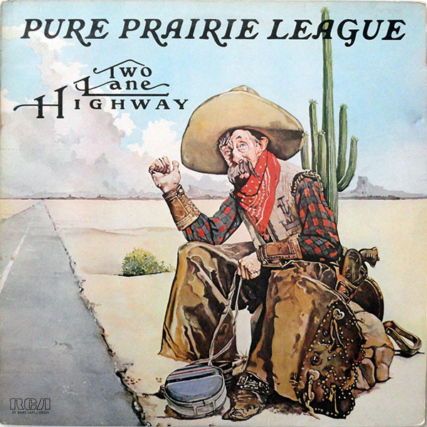 Pure Prairie League - Two Lane Highway - Used Vinyl Record image 1