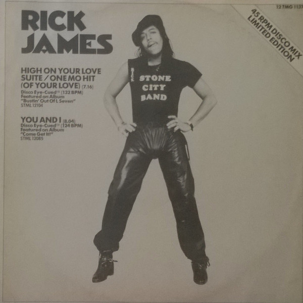 Rick James - High On Your Love Suite / One Mo Hit (Of Your Love) - Used image 1