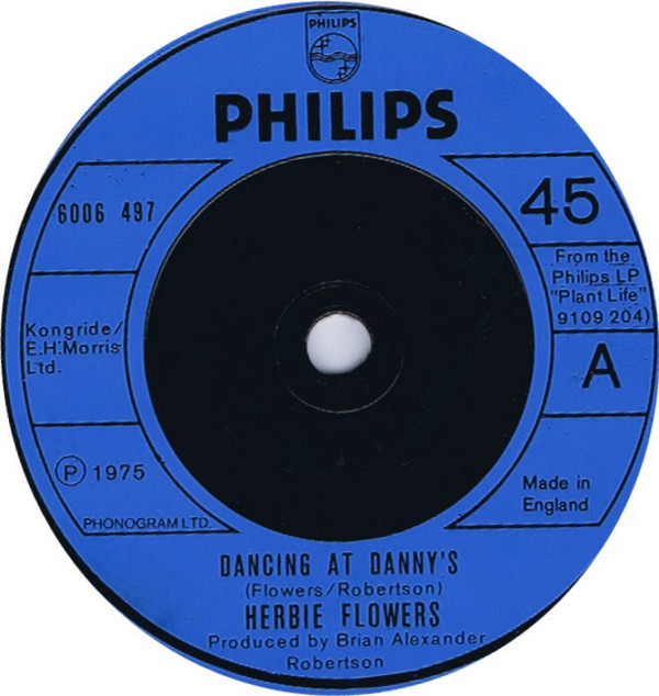 Herbie Flowers - Dancing At Danny's / Mathematics - Used Vinyl Record image 1