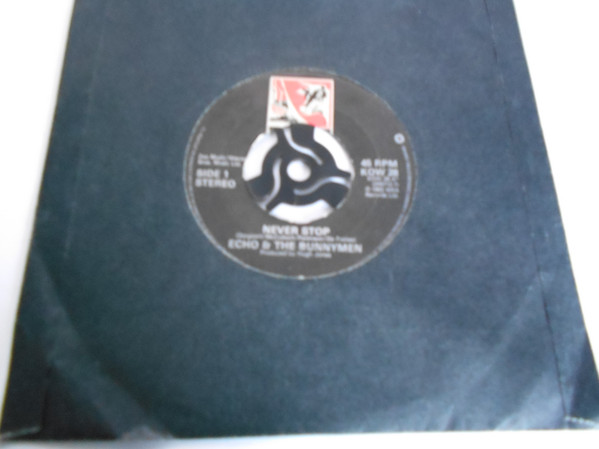 Echo & The Bunnymen - Never Stop - Used Vinyl Record 7" image 1