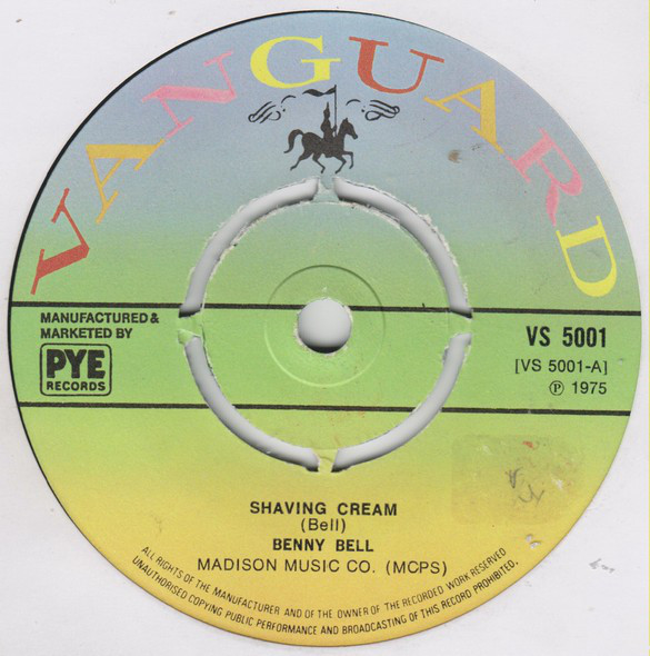 Benny Bell - Shaving Cream - Used Vinyl Record 7" image 1