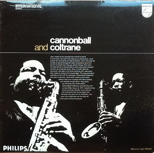 Cannonball Adderley - Cannonball And Coltrane - Used Vinyl Record image 1