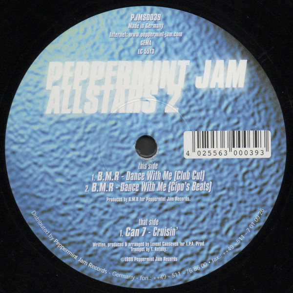 BMR - Peppermint Jam Allstars 2 - Used Vinyl Record 12" image 1