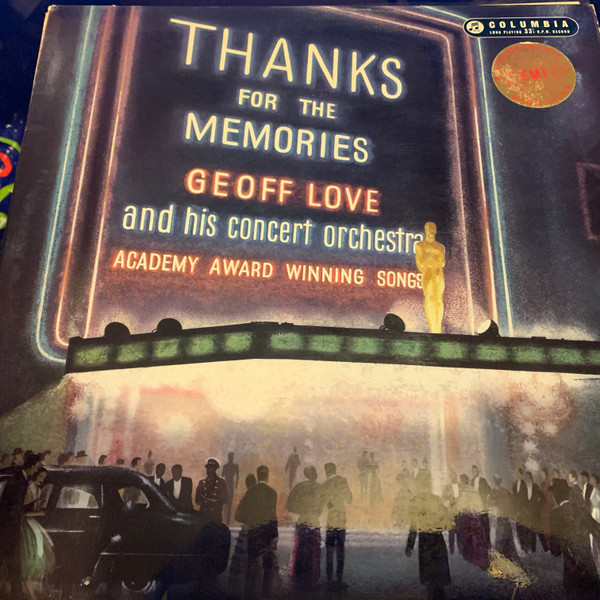 Geoff Love Concert O - Thanks For The Memories - Used Vinyl Record image 1