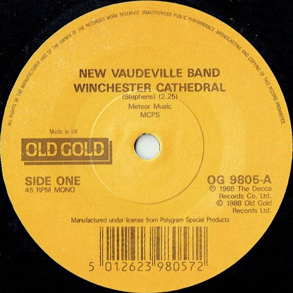 New Vaudeville Band - Winchester Cathedral / I Was Kaiser Bill's Batma image 1