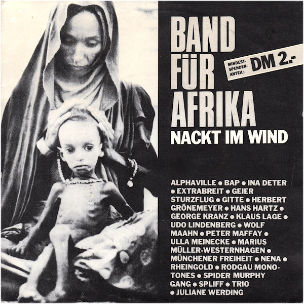 Band Fur Afrika - Nackt Im Wind - Used Vinyl Record 7" image 1
