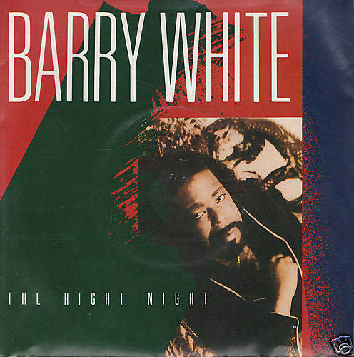 Barry White - Right Night - Used Vinyl Record 7" image 1