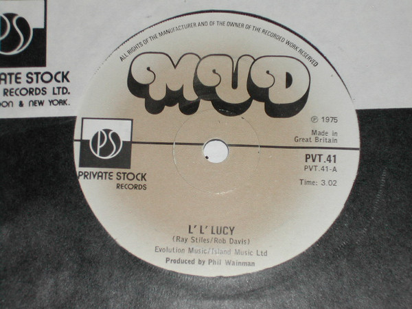 Mud - L' L' Lucy - Used Vinyl Record 7" image 1