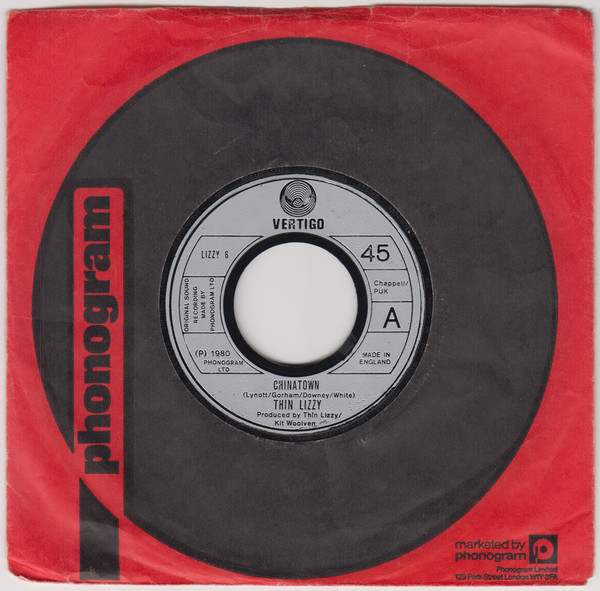 Thin Lizzy - Chinatown - Used Vinyl Record 7" image 1