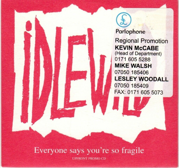 Idlewild - Everyone Says You're So Fragile - Used CD image 1