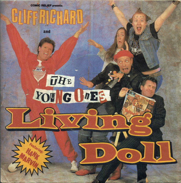 Comic Relief - Living Doll - Used Vinyl Record 7" image 1