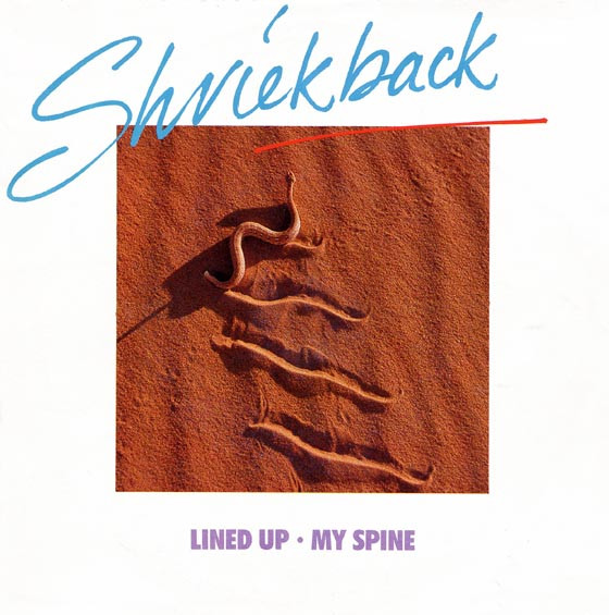 Shriekback - Lined Up / My Spine - Used Vinyl Record 7" image 1