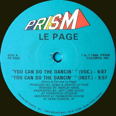 Denis & Denyse LePag - You Can Do The Dancin' - Used Vinyl Record 12" image 1
