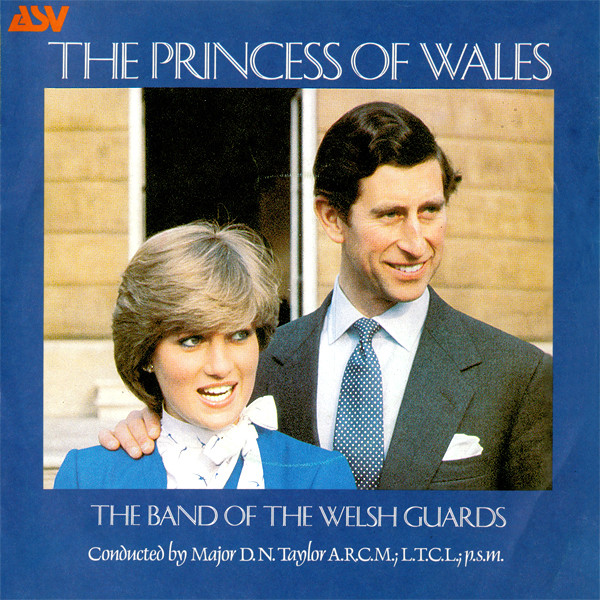 Band Of The Welsh Gu - Princess Of Wales - Used Vinyl Record 7" image 1