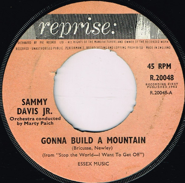 Sammy Davis Jr. - Gonna Build A Mountain / What Kind Of Fool Am I - U image 1